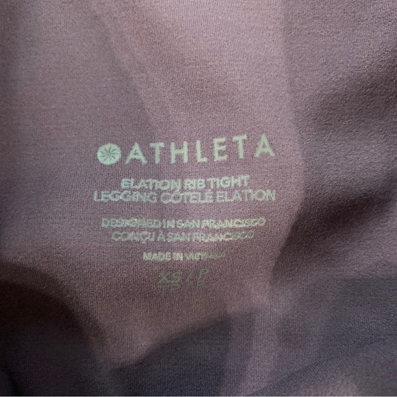 Athleta Elation Rib Tight in Dark Sky Violet Size XS - Picture 5 of 8